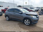 2016 Honda Hr-v Lx Gray vin: 3CZRU5H37GM723000