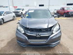 2016 Honda Hr-v Lx Gray vin: 3CZRU5H37GM723000