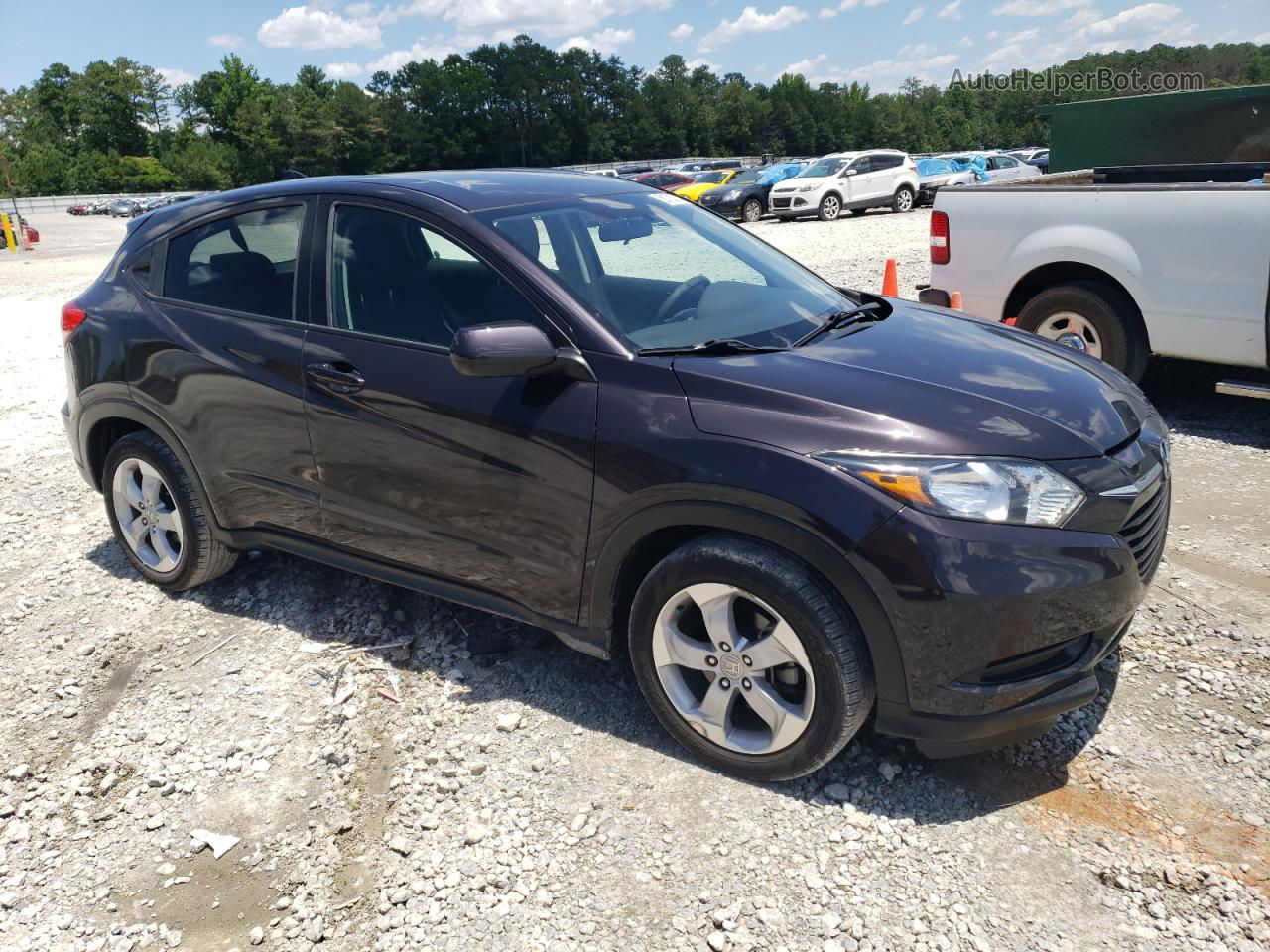 2016 Honda Hr-v Lx Charcoal vin: 3CZRU5H37GM745742