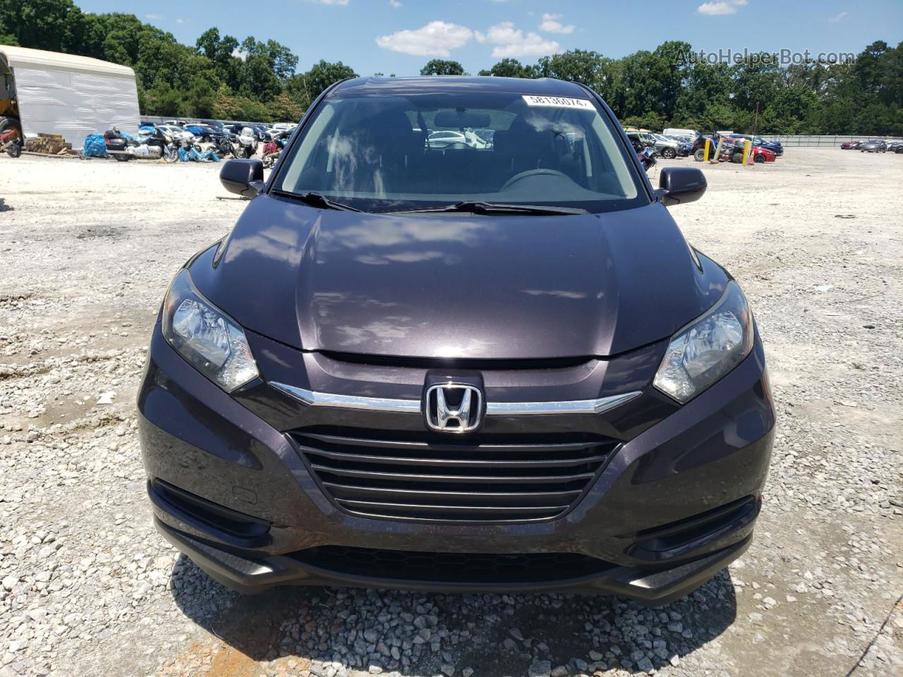 2016 Honda Hr-v Lx Charcoal vin: 3CZRU5H37GM745742