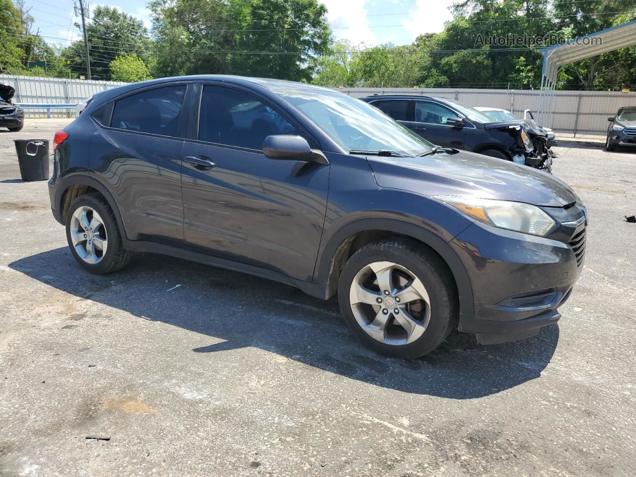 2017 Honda Hr-v Lx Charcoal vin: 3CZRU5H37HM708546