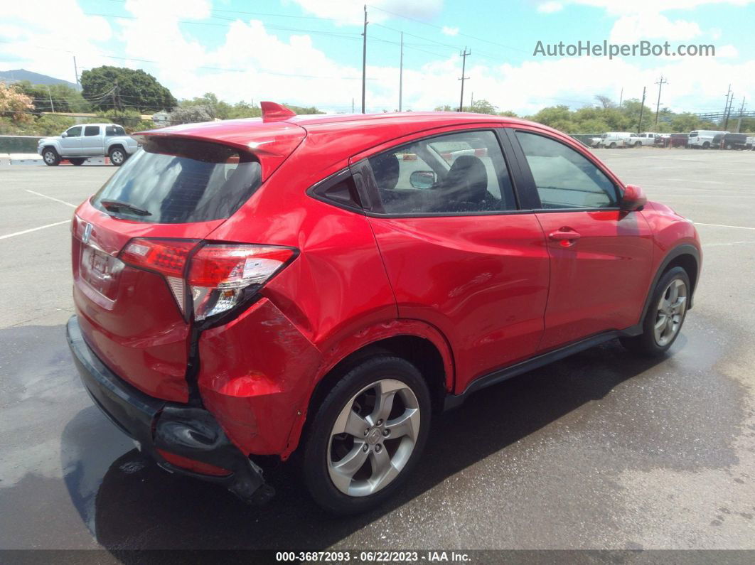 2017 Honda Hr-v Lx Red vin: 3CZRU5H37HM714122