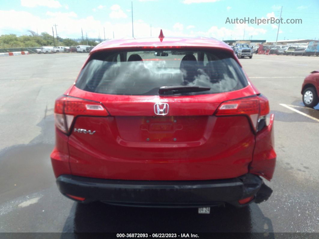 2017 Honda Hr-v Lx Red vin: 3CZRU5H37HM714122