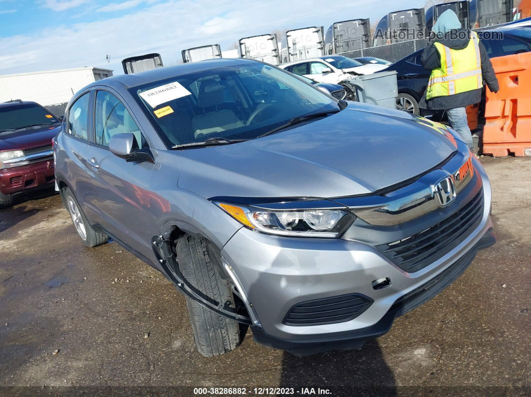 2021 Honda Hr-v 2wd Lx Silver vin: 3CZRU5H37MM722358