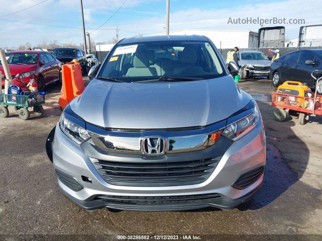 2021 Honda Hr-v 2wd Lx Silver vin: 3CZRU5H37MM722358