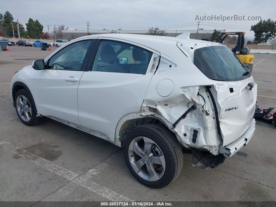 2021 Honda Hr-v 2wd Lx White vin: 3CZRU5H37MM727902