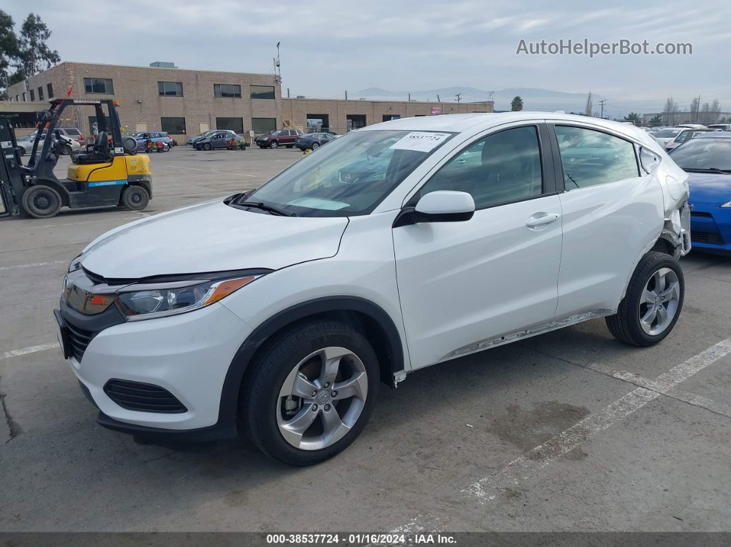 2021 Honda Hr-v 2wd Lx White vin: 3CZRU5H37MM727902