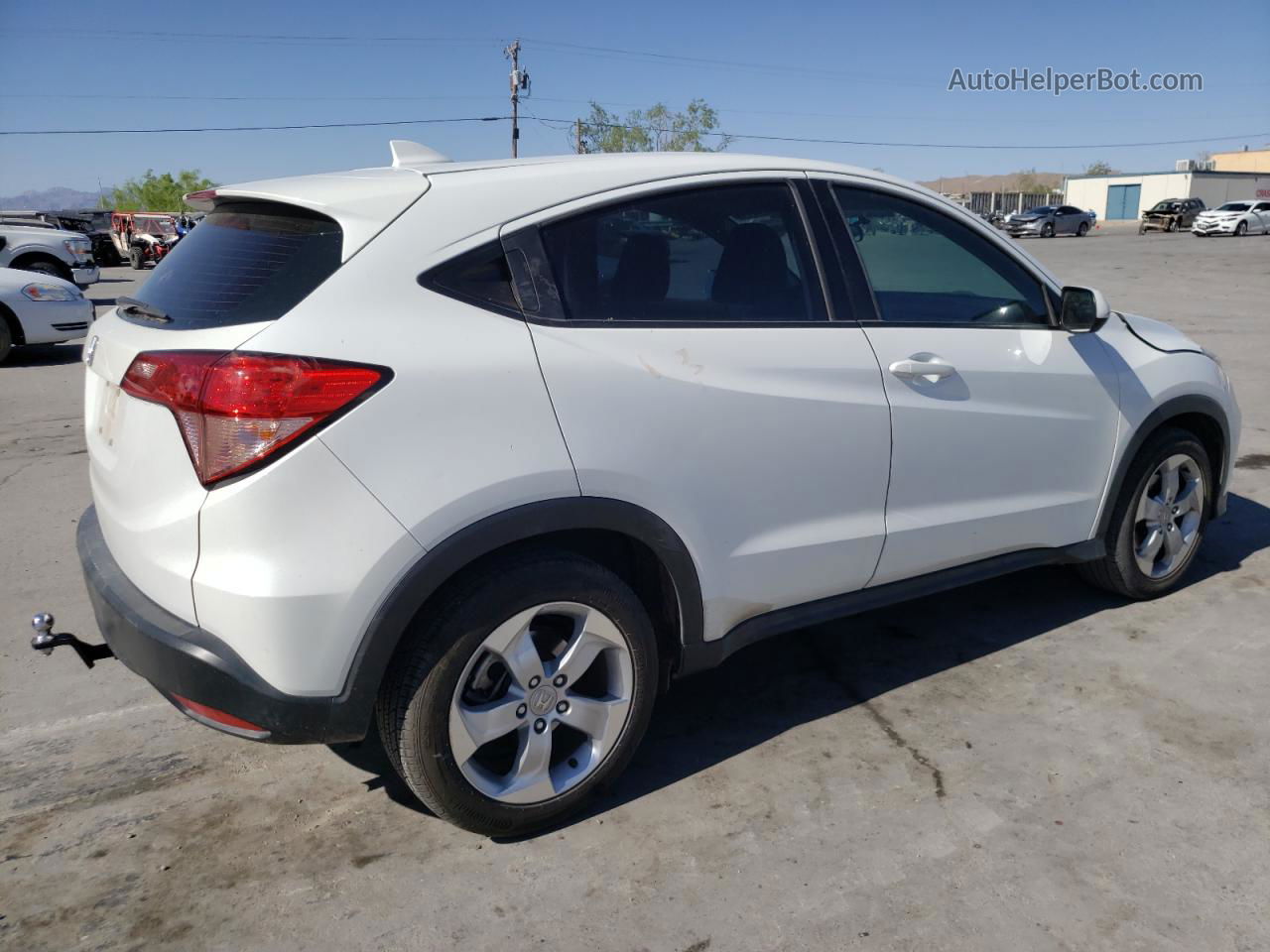 2016 Honda Hr-v Lx White vin: 3CZRU5H38GM721952