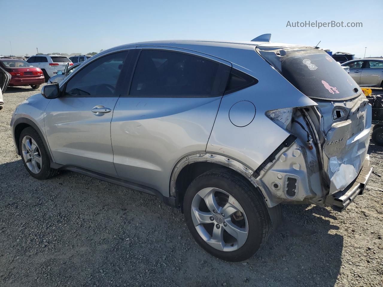 2016 Honda Hr-v Lx Silver vin: 3CZRU5H38GM739688