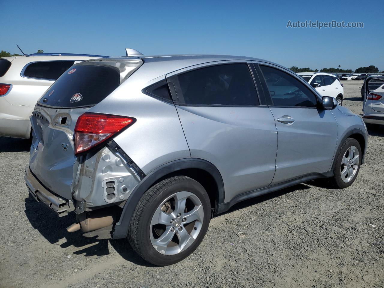 2016 Honda Hr-v Lx Silver vin: 3CZRU5H38GM739688