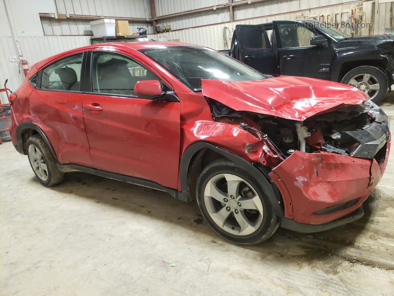 2016 Honda Hr-v Lx Red vin: 3CZRU5H38GM745667