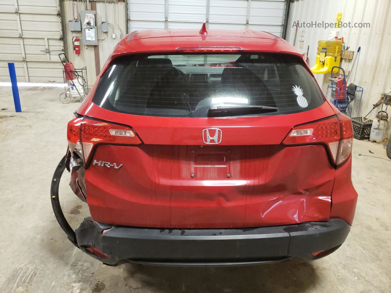 2016 Honda Hr-v Lx Red vin: 3CZRU5H38GM745667