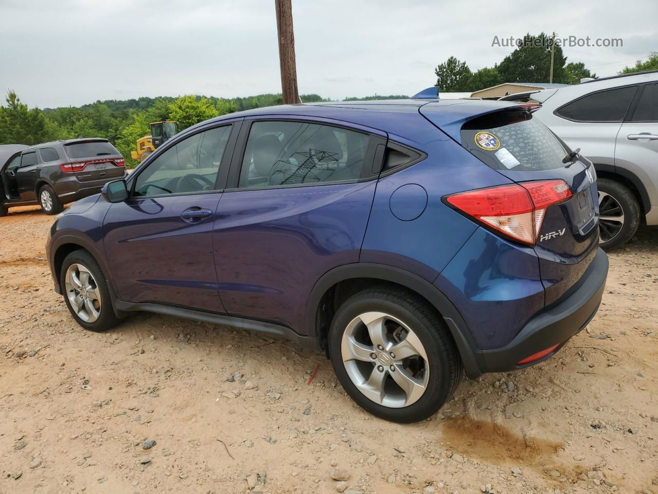 2016 Honda Hr-v Lx Blue vin: 3CZRU5H38GM756197