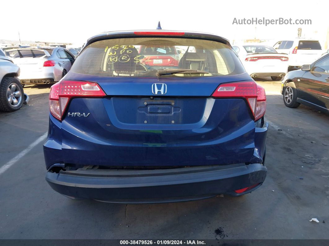 2017 Honda Hr-v Lx Синий vin: 3CZRU5H38HG702351