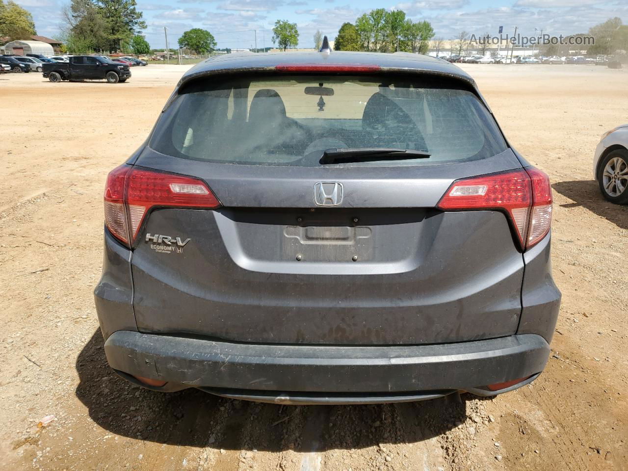 2017 Honda Hr-v Lx Gray vin: 3CZRU5H38HM719538