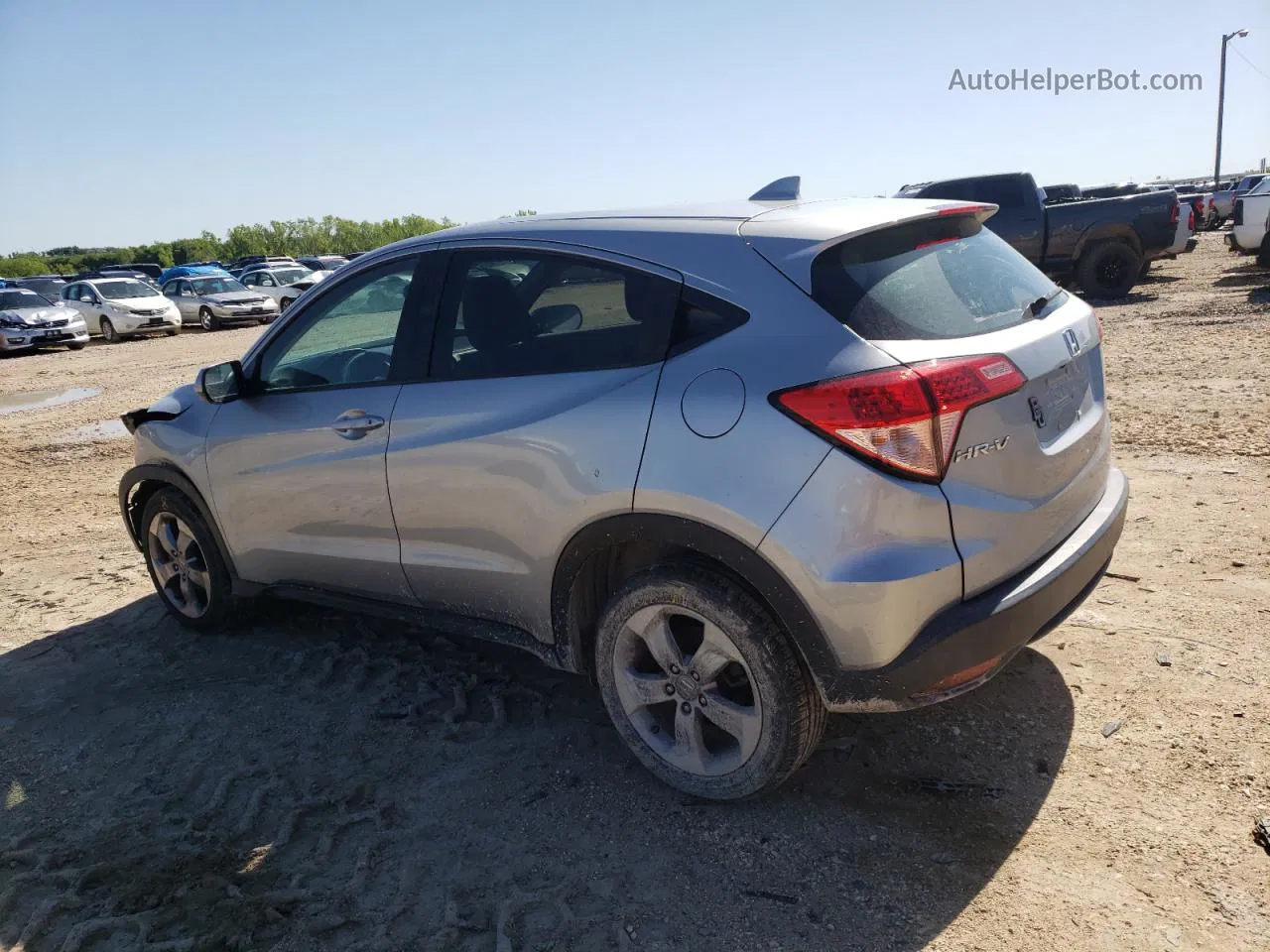 2018 Honda Hr-v Lx Silver vin: 3CZRU5H38JM723367