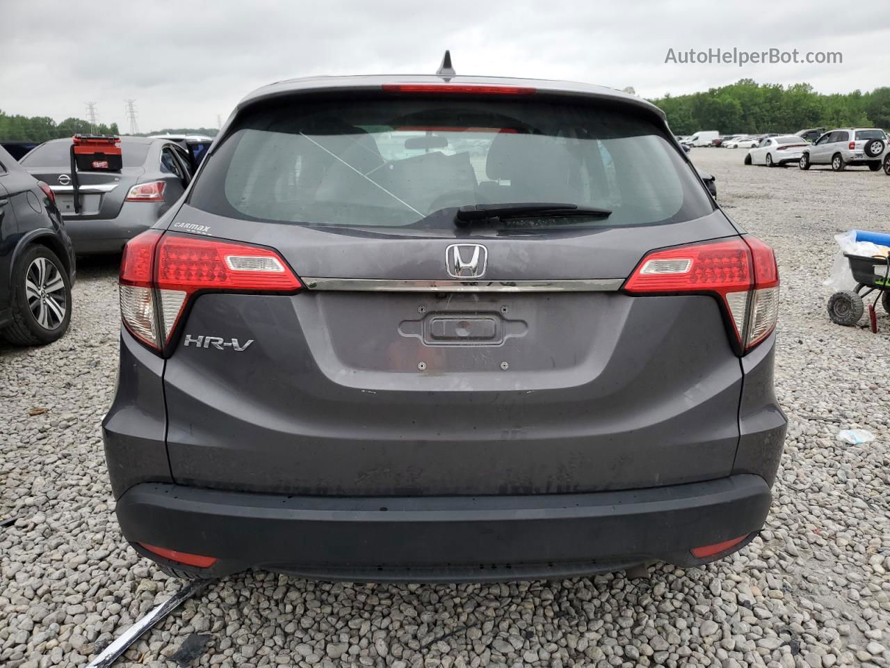 2019 Honda Hr-v Lx Серый vin: 3CZRU5H38KG707511