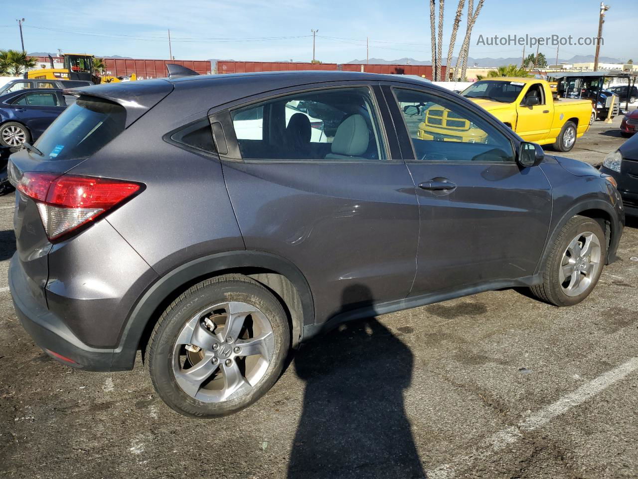 2019 Honda Hr-v Lx Gray vin: 3CZRU5H38KG715057