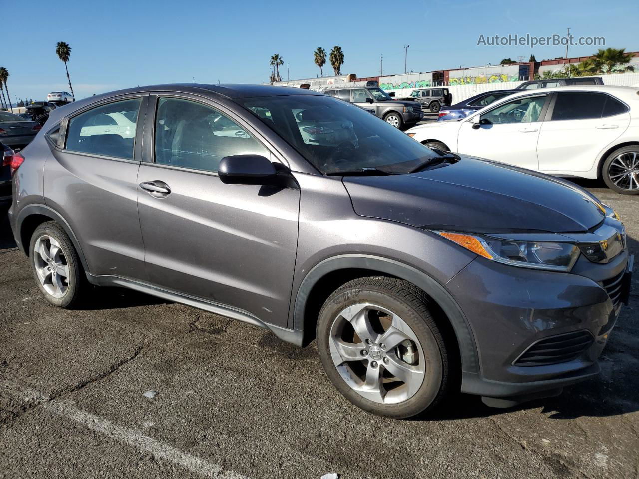 2019 Honda Hr-v Lx Gray vin: 3CZRU5H38KG715057