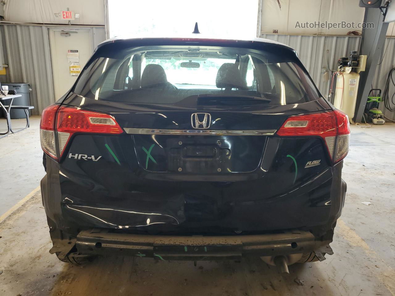 2019 Honda Hr-v Lx Black vin: 3CZRU5H38KM705825