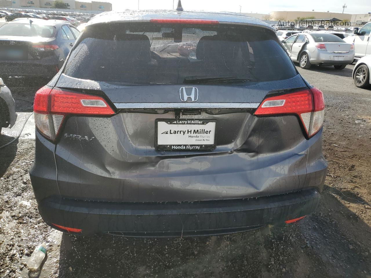 2021 Honda Hr-v Lx Charcoal vin: 3CZRU5H38MM706248