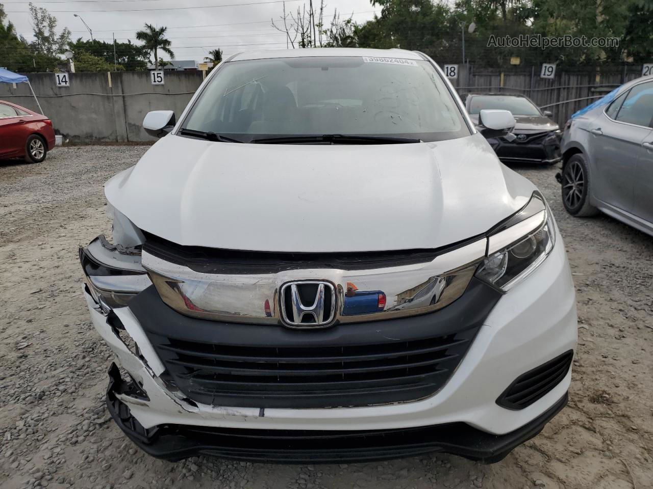 2021 Honda Hr-v Lx White vin: 3CZRU5H38MM712986