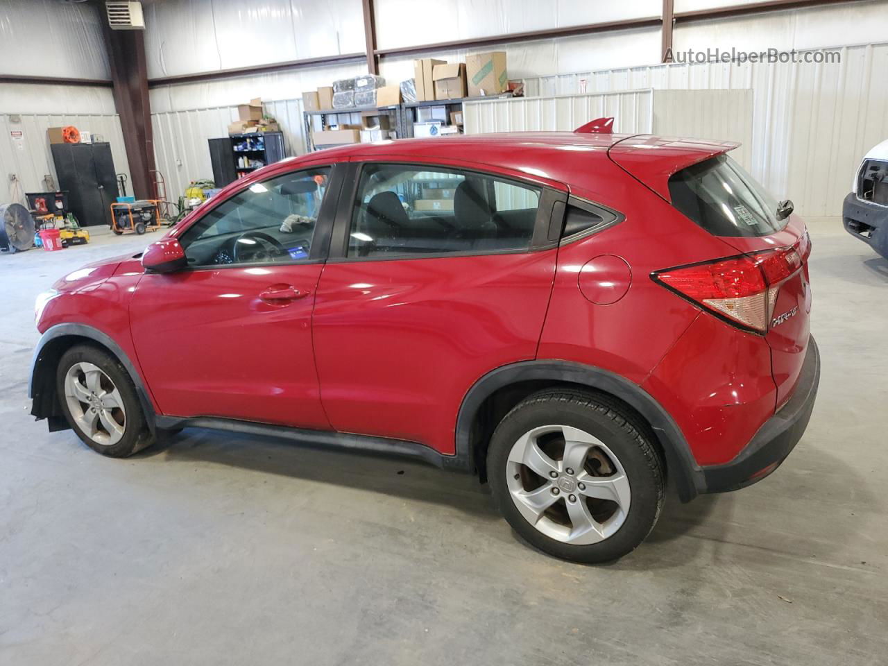 2016 Honda Hr-v Lx Red vin: 3CZRU5H39GM743653