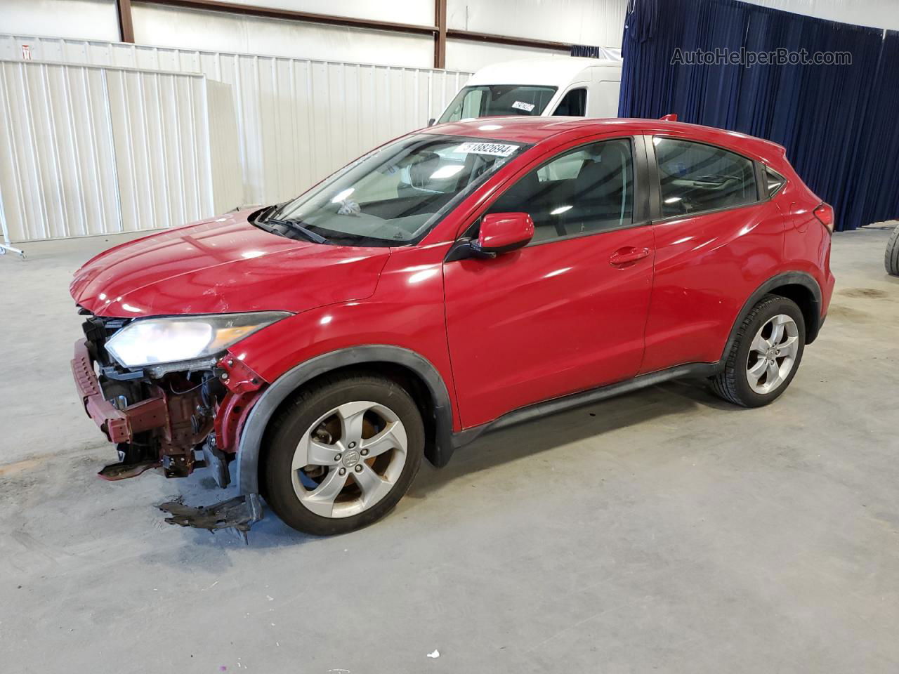 2016 Honda Hr-v Lx Red vin: 3CZRU5H39GM743653