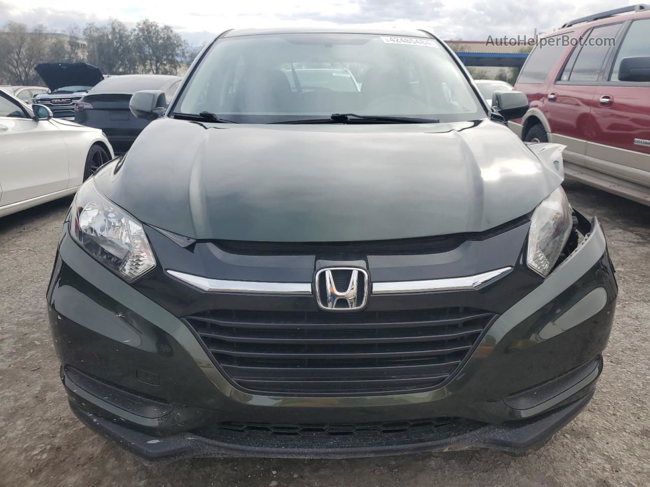 2017 Honda Hr-v Lx Green vin: 3CZRU5H39HG702701