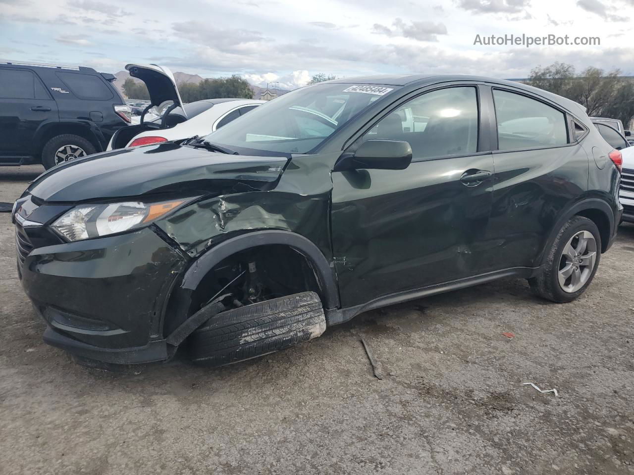 2017 Honda Hr-v Lx Green vin: 3CZRU5H39HG702701