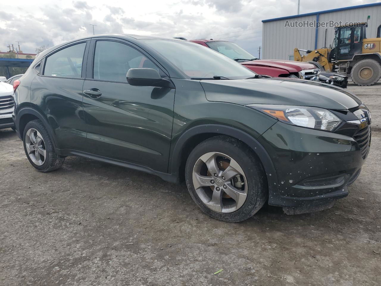 2017 Honda Hr-v Lx Green vin: 3CZRU5H39HG702701