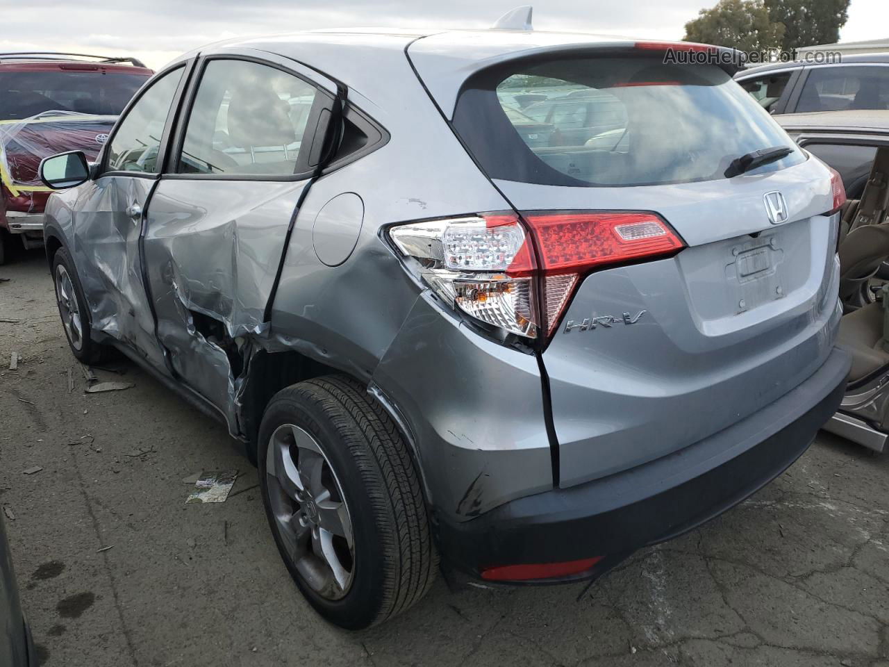 2017 Honda Hr-v Lx Silver vin: 3CZRU5H39HG706666