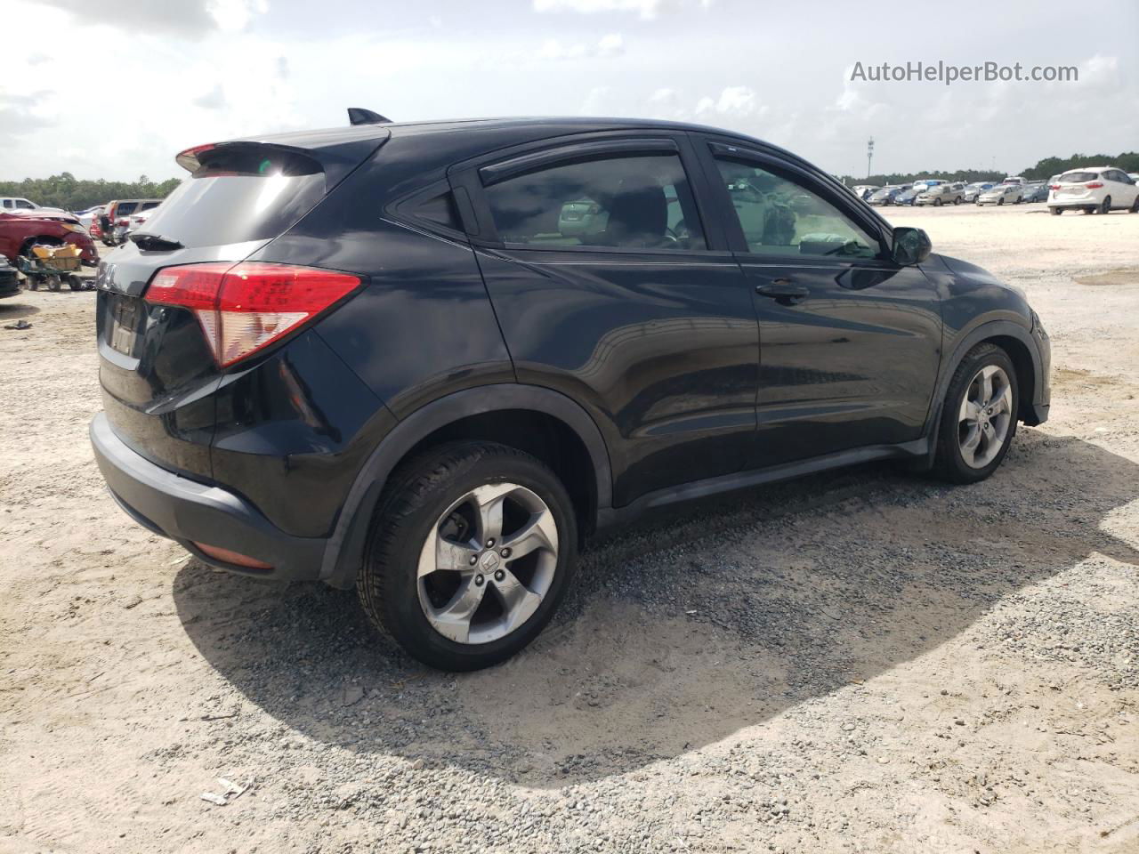 2018 Honda Hr-v Lx Black vin: 3CZRU5H39JM705699