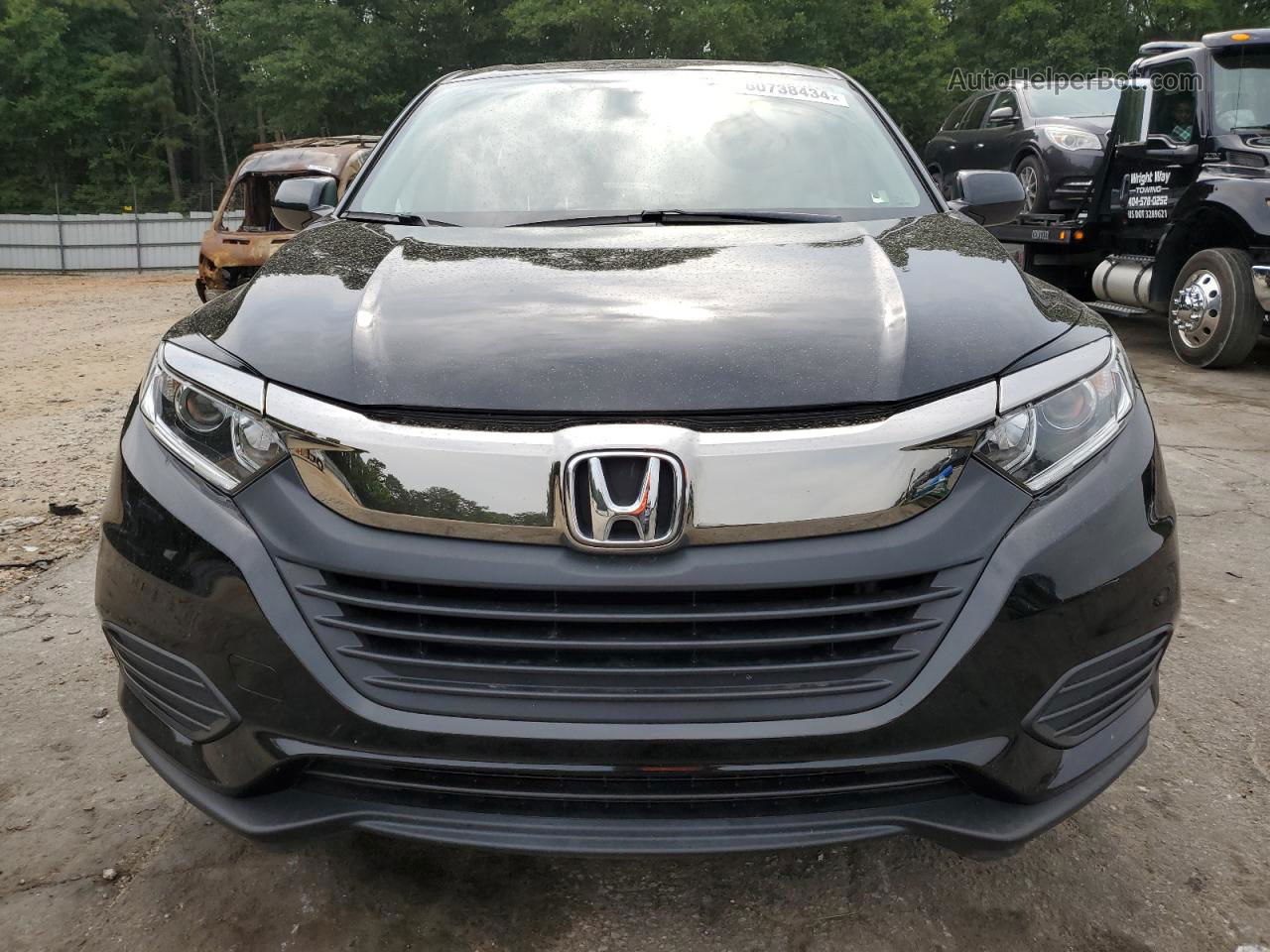 2019 Honda Hr-v Lx Черный vin: 3CZRU5H39KG708859