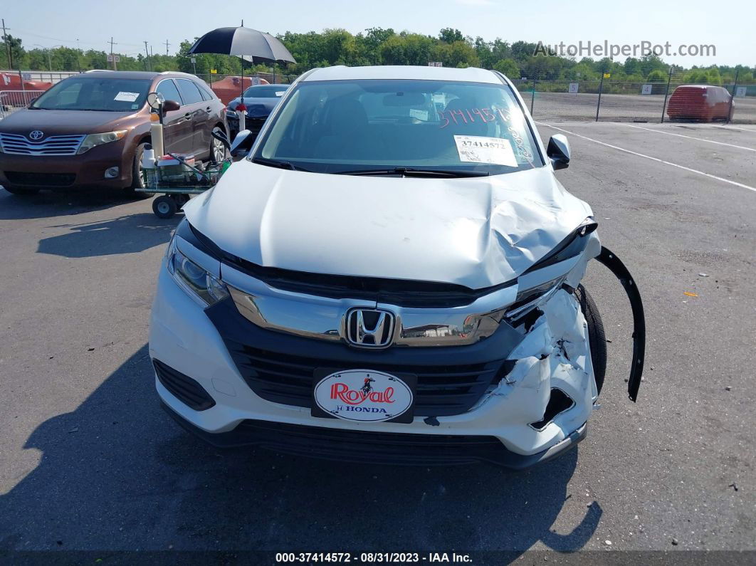 2021 Honda Hr-v 2wd Lx White vin: 3CZRU5H39MM704346