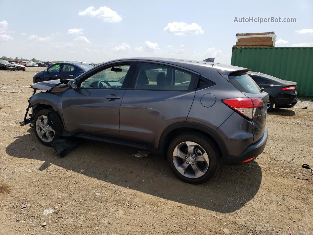 2021 Honda Hr-v Lx Gray vin: 3CZRU5H39MM726119