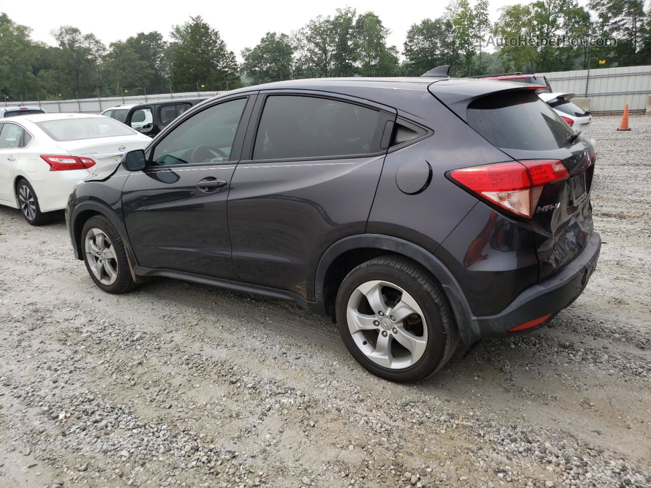 2016 Honda Hr-v Lx Gray vin: 3CZRU5H3XGM722858