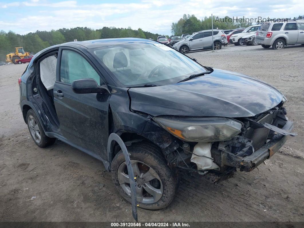 2016 Honda Hr-v Lx Black vin: 3CZRU5H3XGM740020