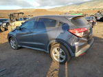 2016 Honda Hr-v Lx Gray vin: 3CZRU5H3XGM744679