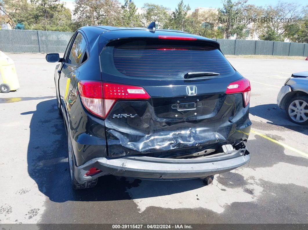 2016 Honda Hr-v Lx Black vin: 3CZRU5H3XGM754807