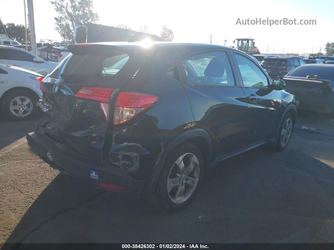 2017 Honda Hr-v Lx Black vin: 3CZRU5H3XHG701119