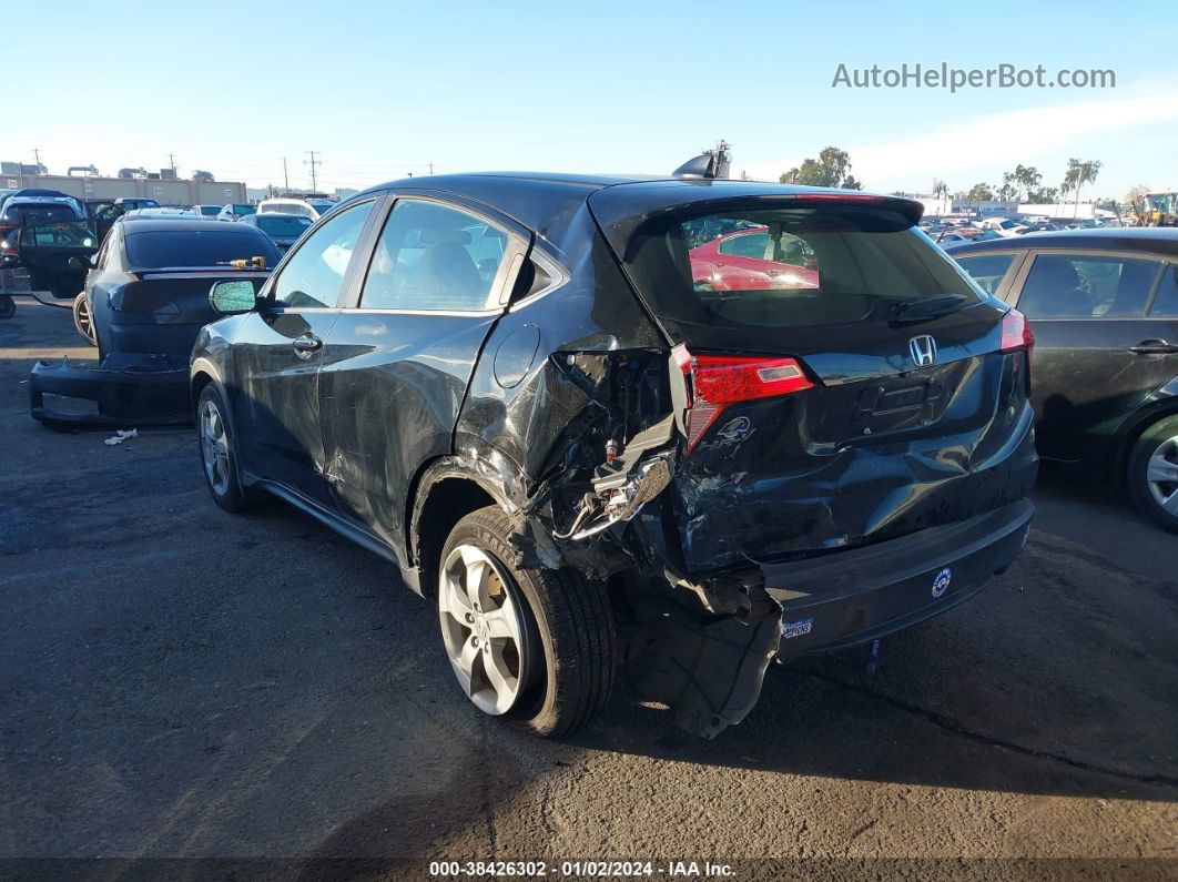 2017 Honda Hr-v Lx Black vin: 3CZRU5H3XHG701119