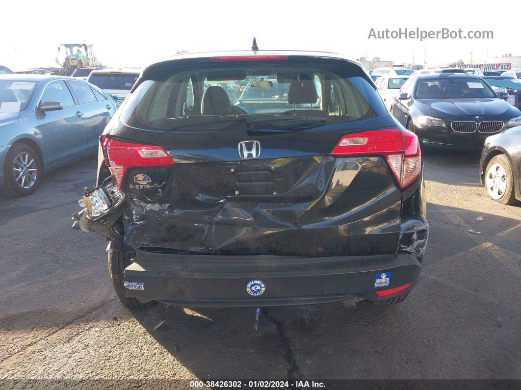 2017 Honda Hr-v Lx Black vin: 3CZRU5H3XHG701119