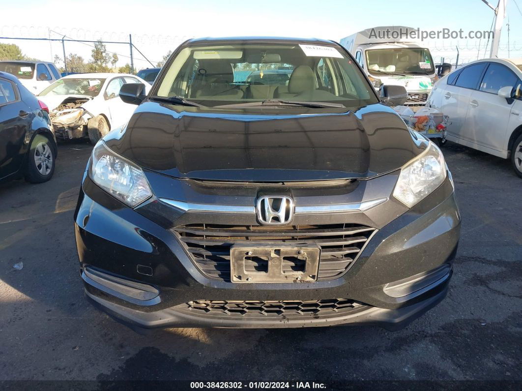 2017 Honda Hr-v Lx Black vin: 3CZRU5H3XHG701119