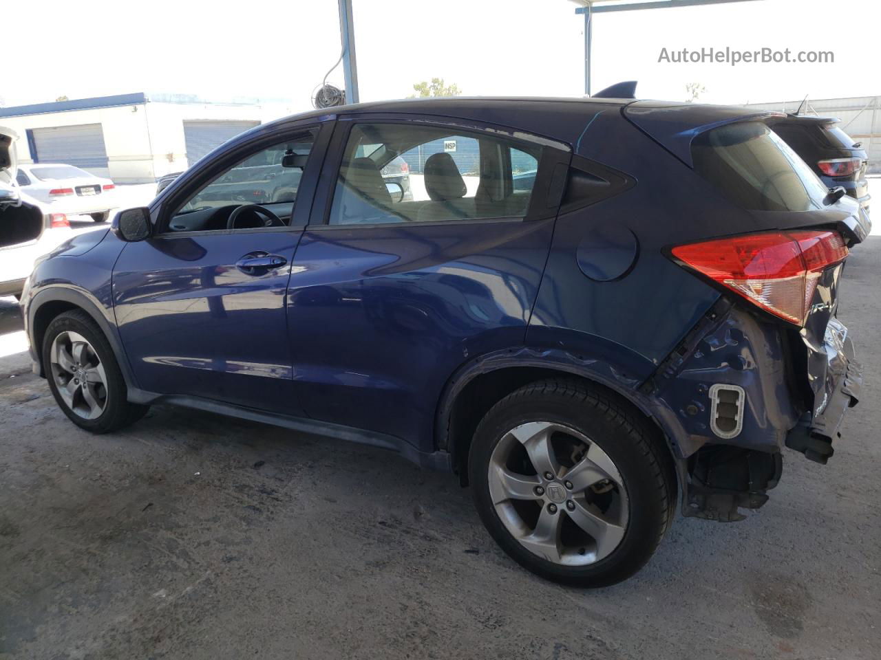 2017 Honda Hr-v Lx Blue vin: 3CZRU5H3XHG703145