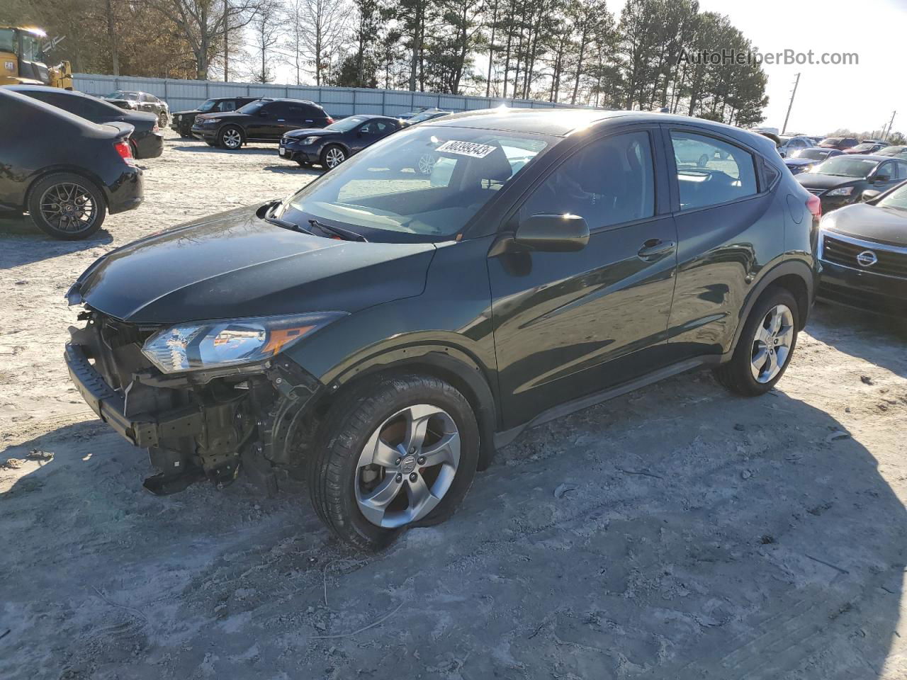 2017 Honda Hr-v Lx Green vin: 3CZRU5H3XHM703017