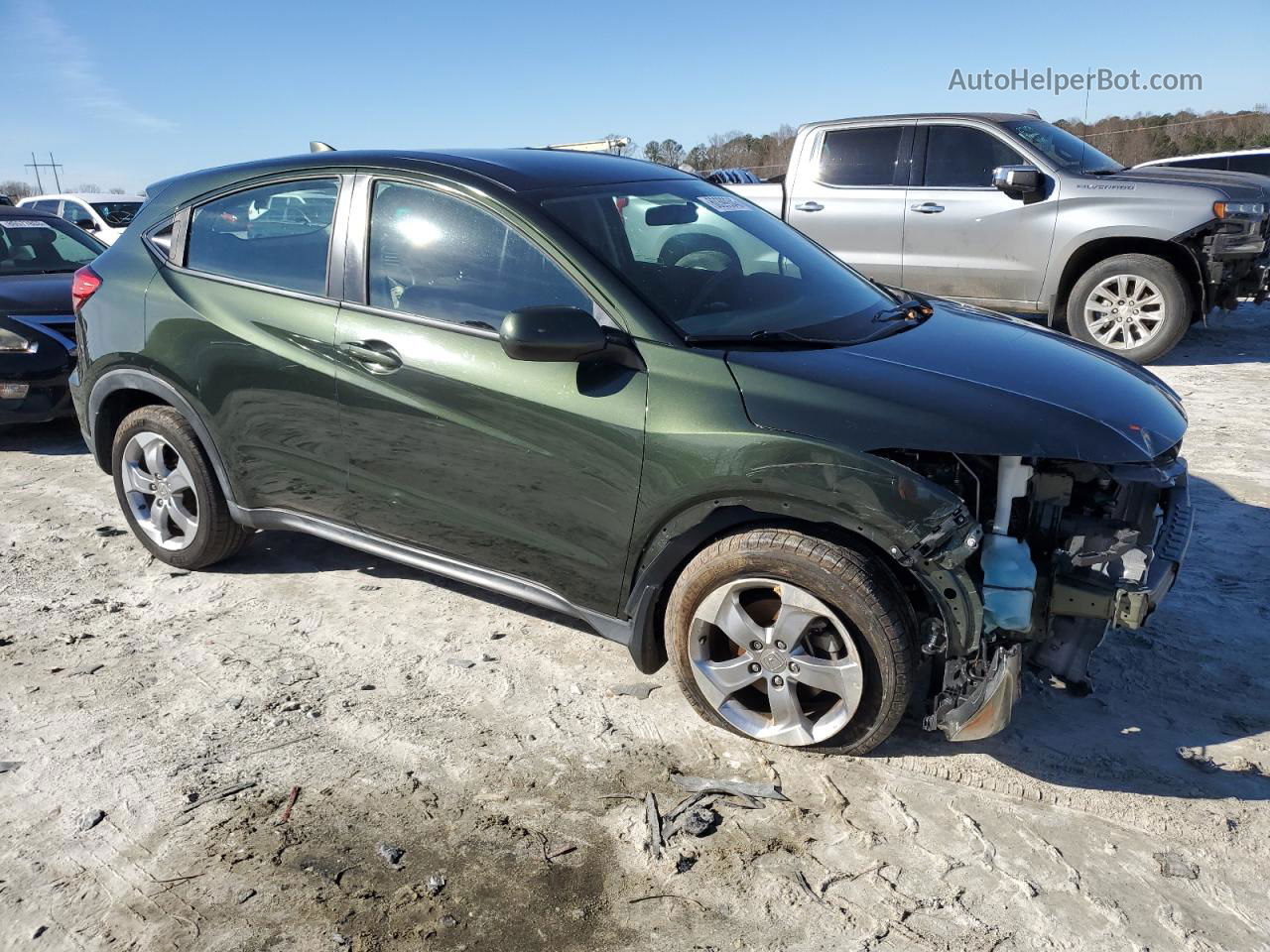 2017 Honda Hr-v Lx Green vin: 3CZRU5H3XHM703017