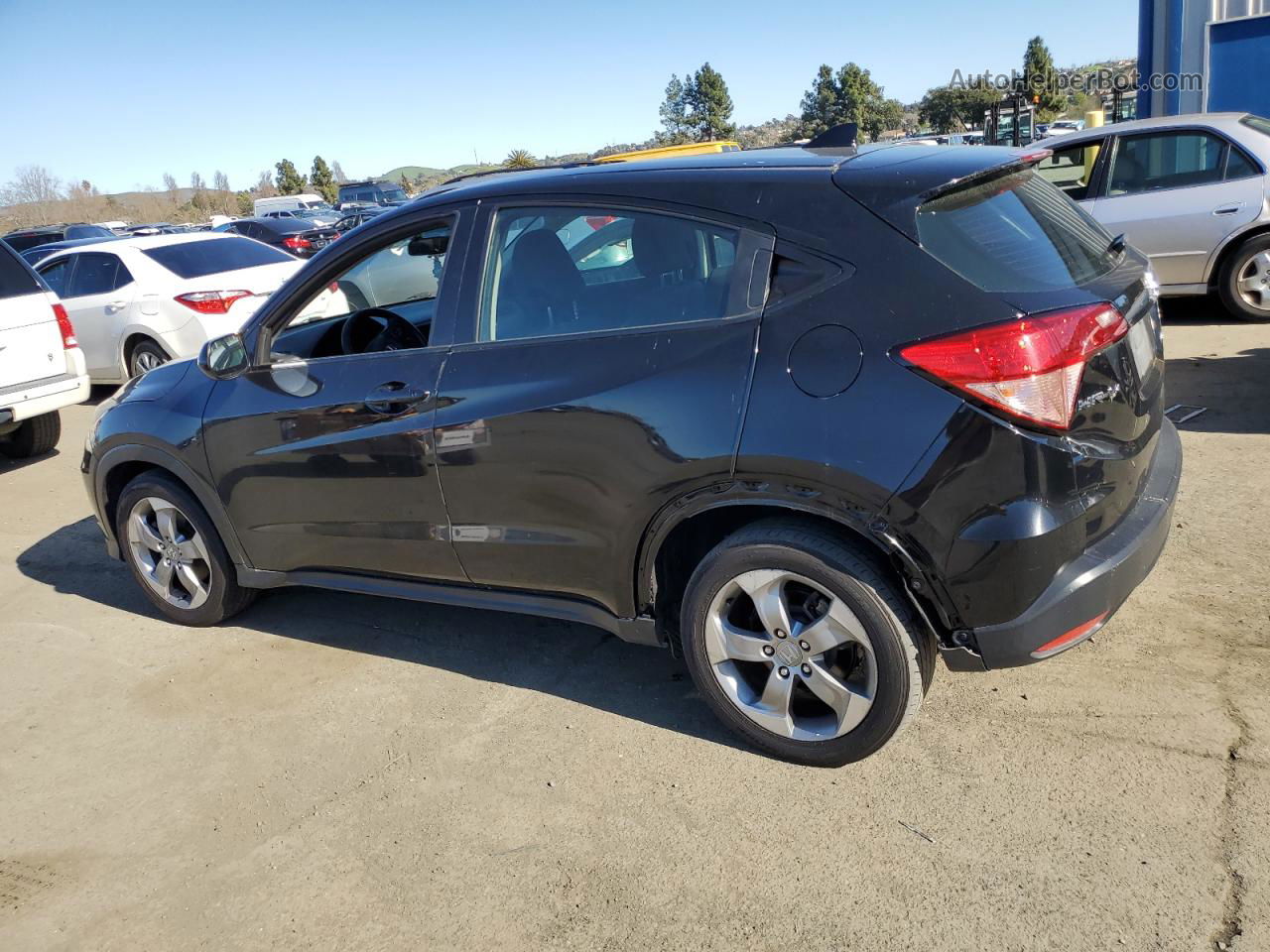 2017 Honda Hr-v Lx Black vin: 3CZRU5H3XHM705415