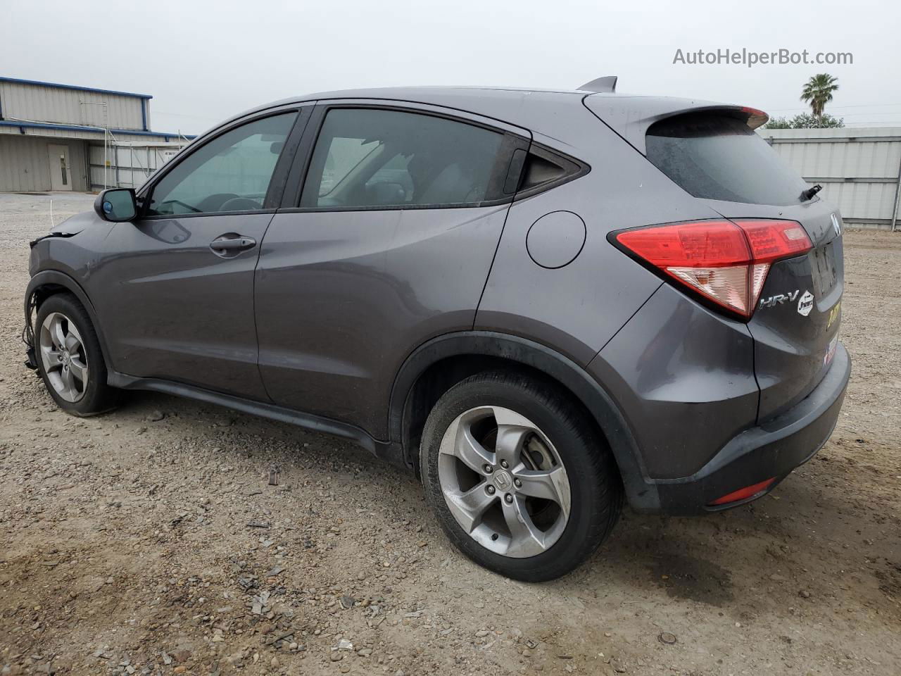 2018 Honda Hr-v Lx Gray vin: 3CZRU5H3XJG705726