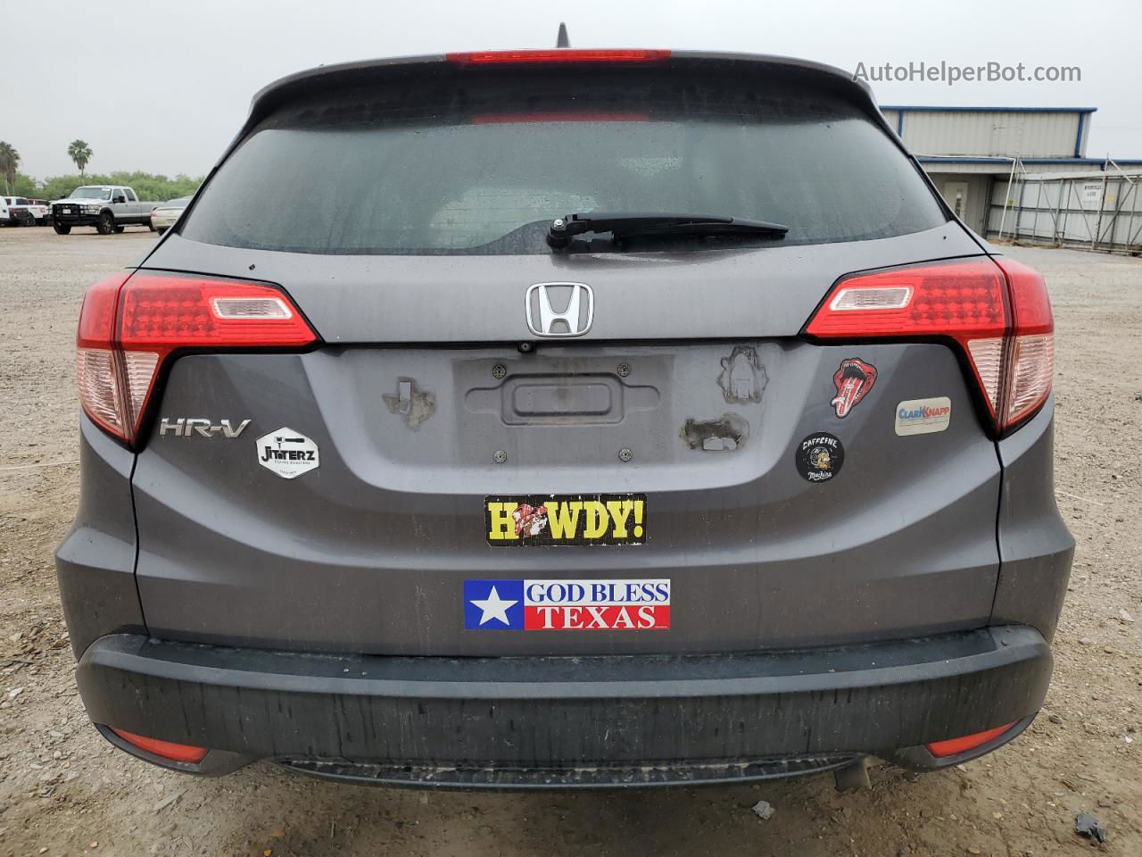 2018 Honda Hr-v Lx Gray vin: 3CZRU5H3XJG705726